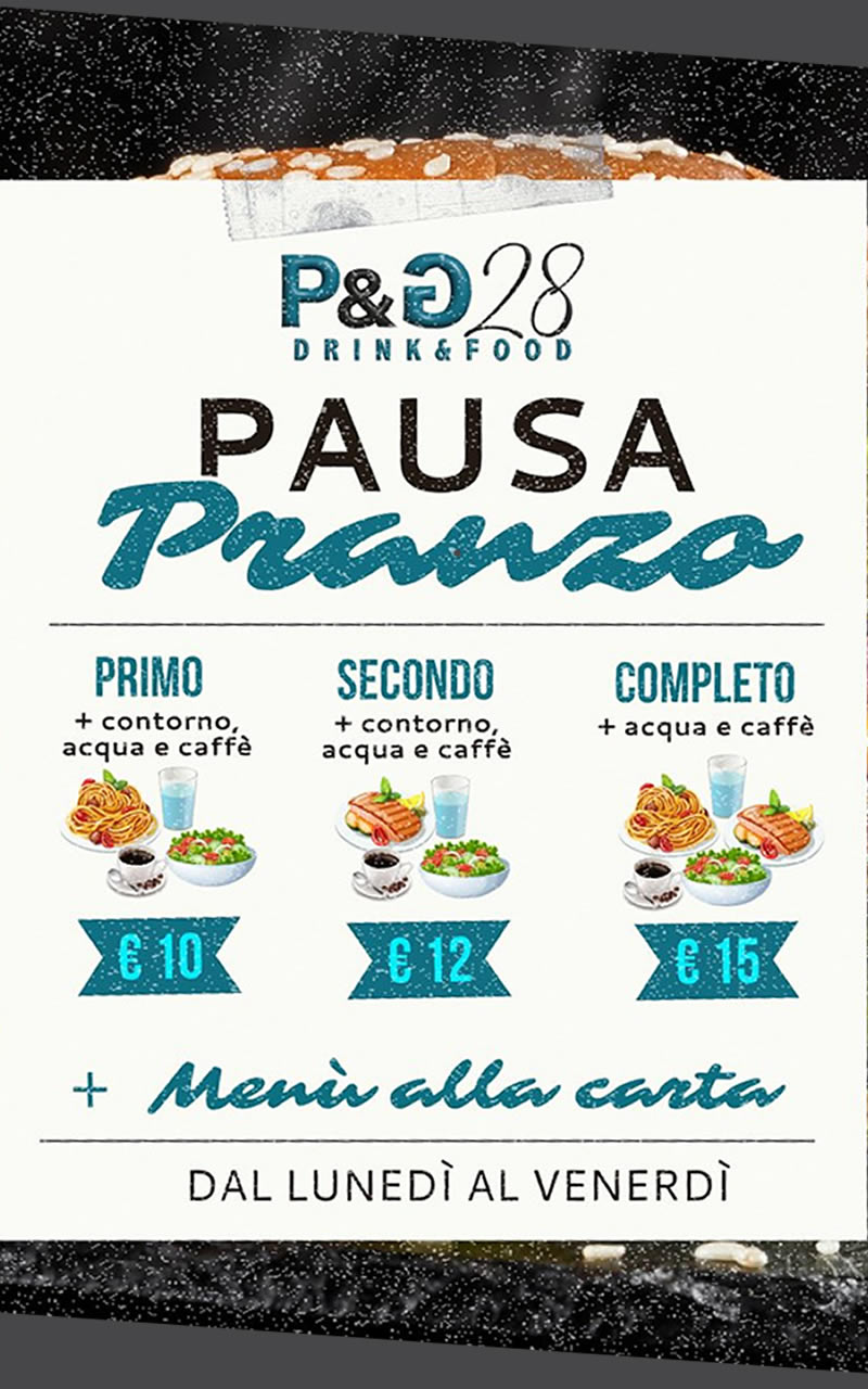 Menu pausa pranzo PG28